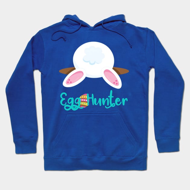 Easter Egg Hunter Bunny Rabbit Hoodie by 4Craig